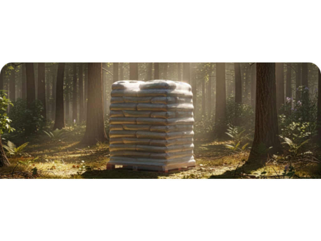 Dřevní pelety SUBLIMA  – paleta 1050 kg